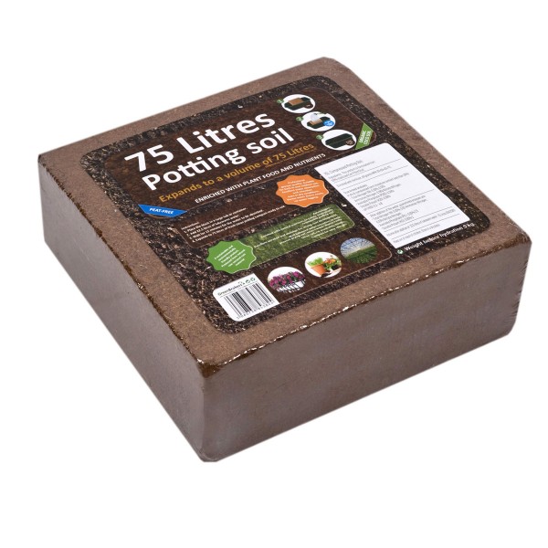 Organic All Purpose Potting Compost Expands to 75Ltr