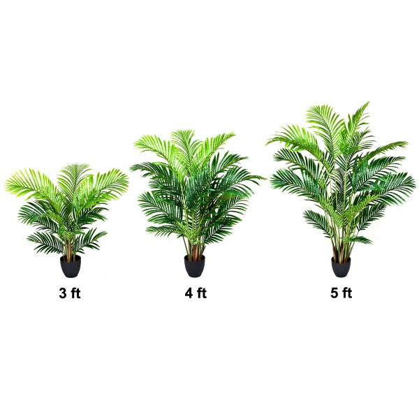Artificial Real Touch Areca Phoenix Palm Tree 115cm/4ft