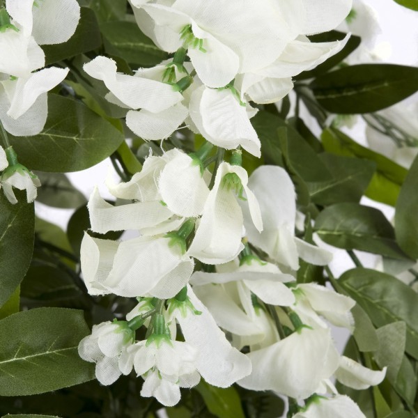 Artificial White Wisteria Tree 4ft/130cm - GB1212