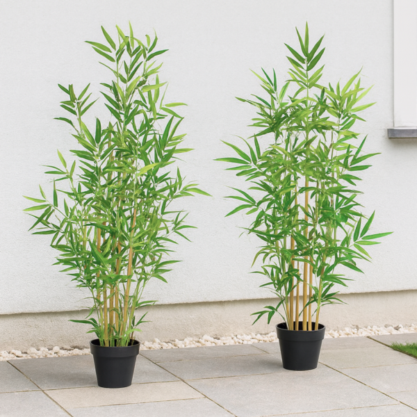 Artificial Bamboo Trees 140cm/4ft (Set of 2) - GB1128