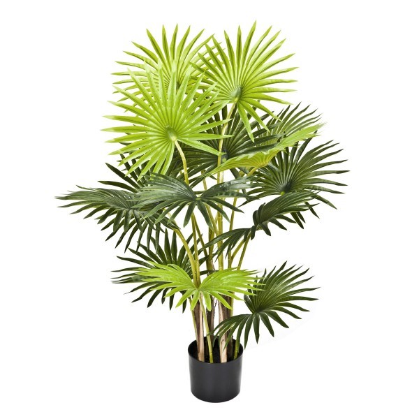 Artificial Fan Finger Palm Tree in Pot 95cm/3ft -A1133