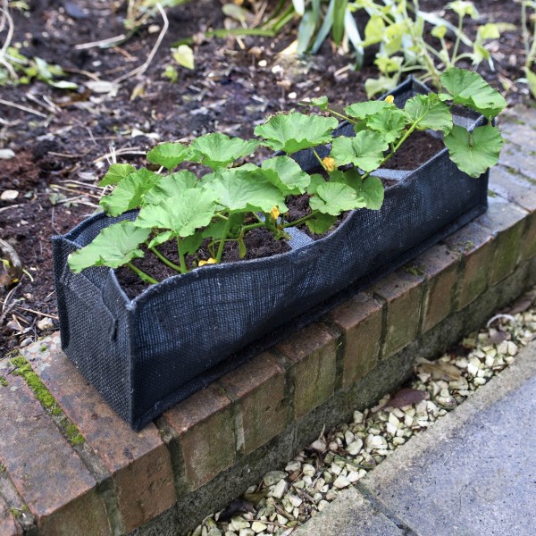 1 x Medium Multi Purpose Black Hessian Grow Bag 24in/60cm - GB1408