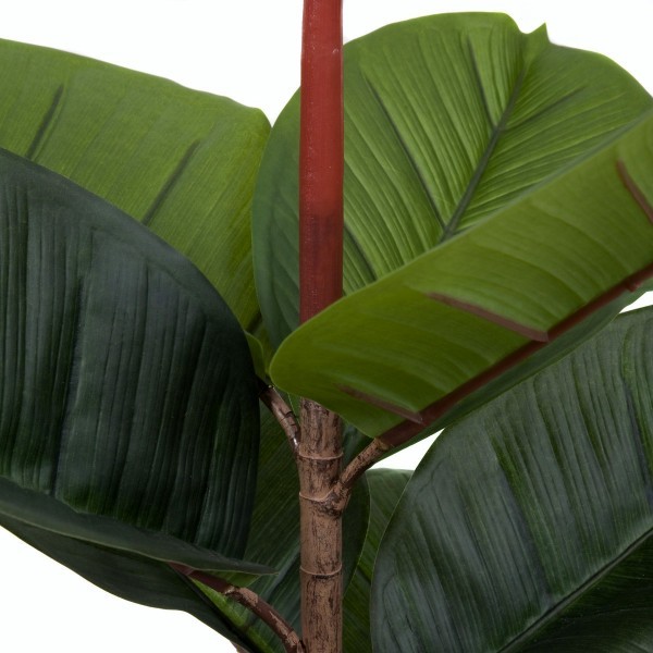 Artificial Real Touch Rubber Tree x 13 leaves 70cm - GB1363