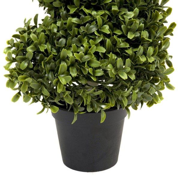 Artificial Spiral Boxwood Premium Topiary Tree 96cm/3ft (Set of 2)