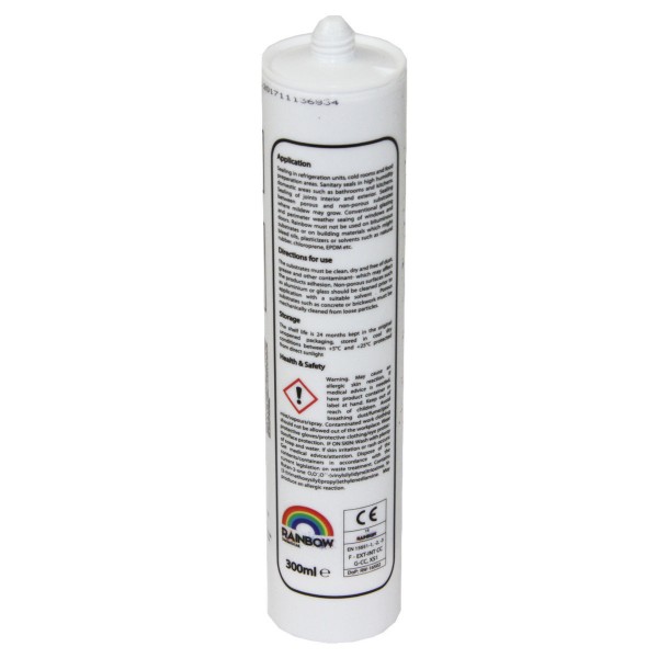 Rainbow RAL 1001 Silicone Sealant Beige | 300ml | Durable & Anti-Mould | For Kitchen, Bathroom, Showers & Other Sanitary Areas - DIY1001