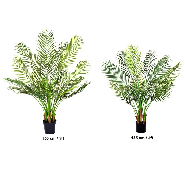 Artificial Areca Palm Tree 130cm/4ft -GB1047