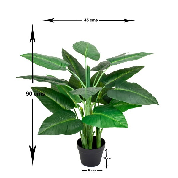 Artificial Real Touch Calla Lily Tree in Pot 90cm/3ft - GB1129
