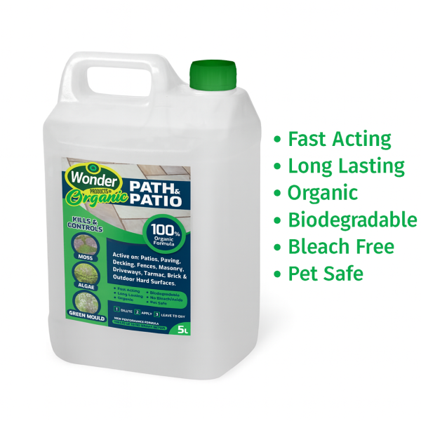 Wonder Products Organic Path and Patio Cleaner 5Ltrs - DIY1702
