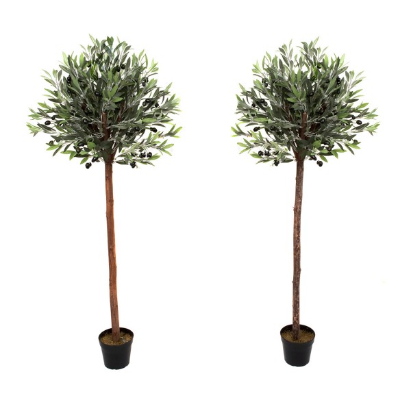 Artificial Premium Quality Olive Tree 150cm/5ft (Set of 2)