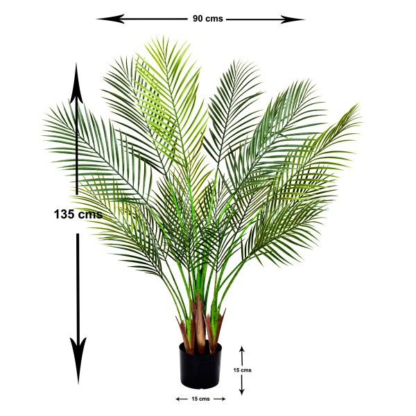 Artificial Areca Palm Tree 130cm/4ft