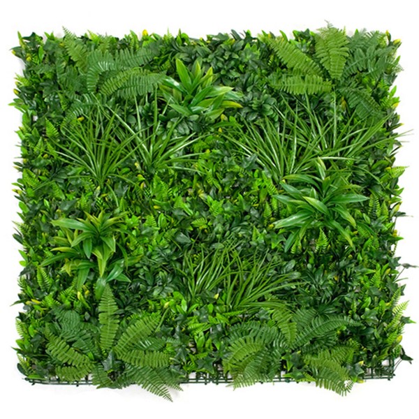 Artificial Premium Green Wall Hedge Wall Hedge with Mixed Leaf Foliage (1m x 1m)