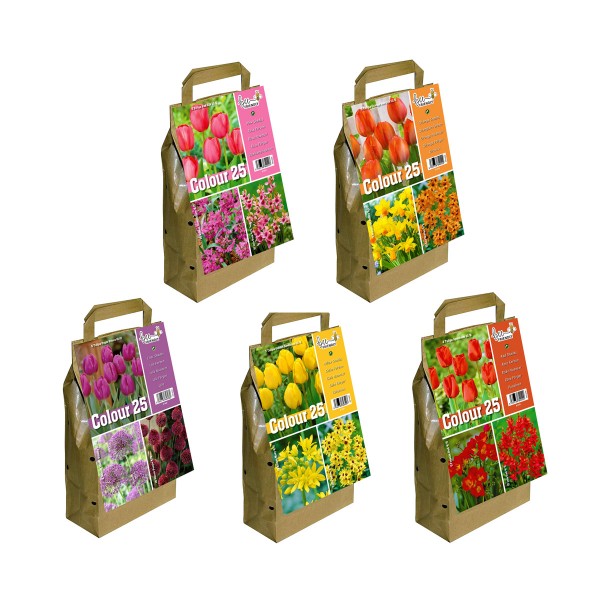 Colour Collection Spring Flower BulbsRed (50 Bulbs) Bee Friendly
