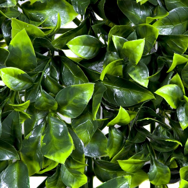 Artificial Green Wall Hedge with Light and Dark Leaf Foliage Pack of 4 x 50cm/20in - GB1140