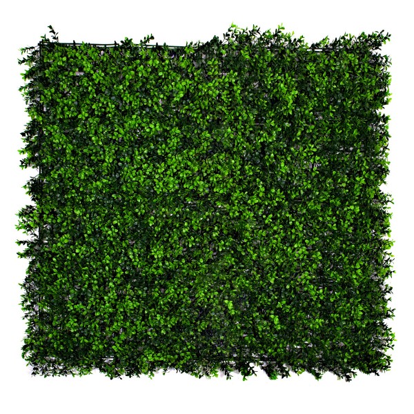 Artificial Green Wall Hedge with Small Light Leaf Foliage Pack of 4 x 50cm/20in