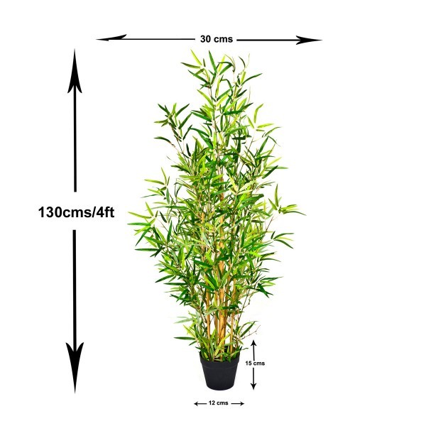 Artificial Bamboo Tree in Pot 130cm/4ft - A1127