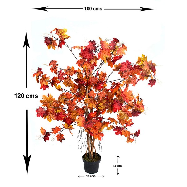 Artificial Japanese Maple Tree 120cm/4ft