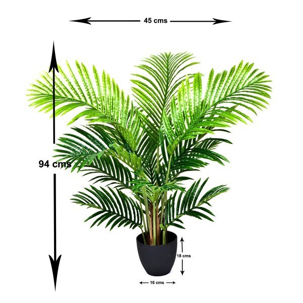 Artificial Real Touch Areca Phoenix Palm Tree 94cm/3ft - A1087