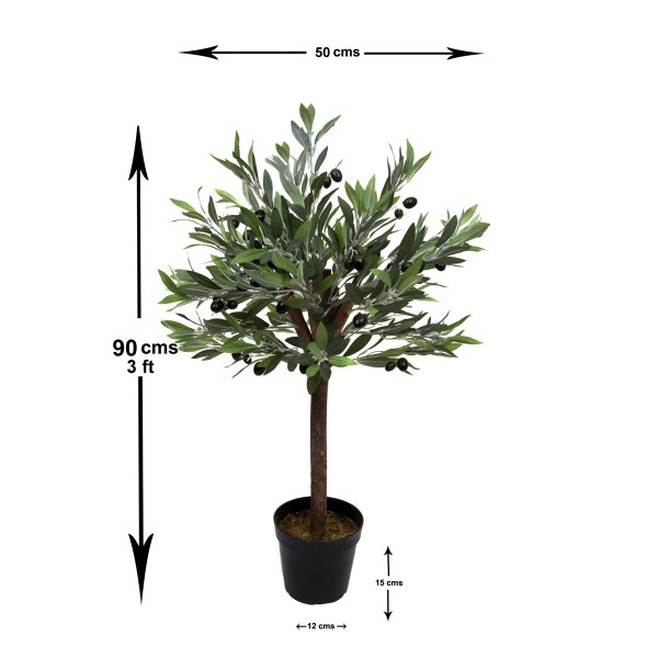 Artificial Premium Quality Olive Tree 90cm/3ft - GB1003