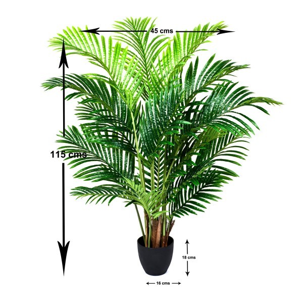 Artificial Real Touch Areca Phoenix Palm Tree 115cm/4ft - GB1124