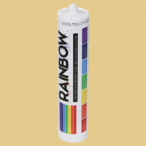 Rainbow RAL 1001 Silicone Sealant Beige | 300ml | Durable & Anti-Mould | For Kitchen, Bathroom, Showers & Other Sanitary Areas - DIY1001
