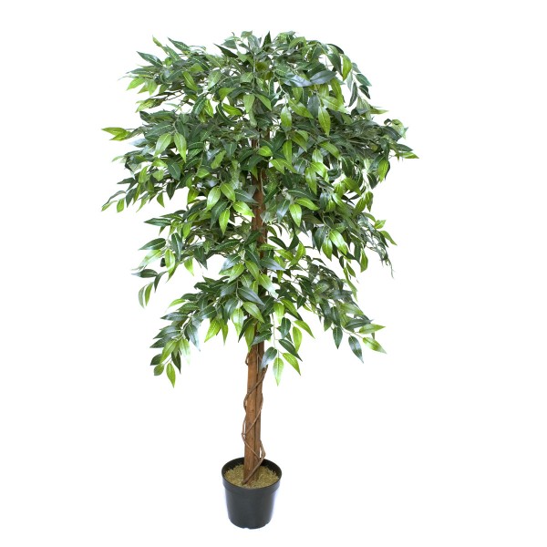 Artificial Ficus Weeping Fig Tree Potted Plant 160cm/5ft