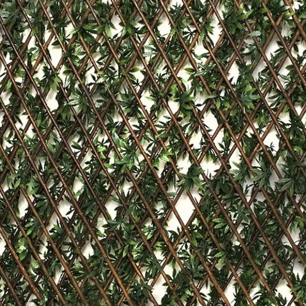 Artificial Expanding Green Wall Willow Trellis Fence (1m x 2m) - A1263