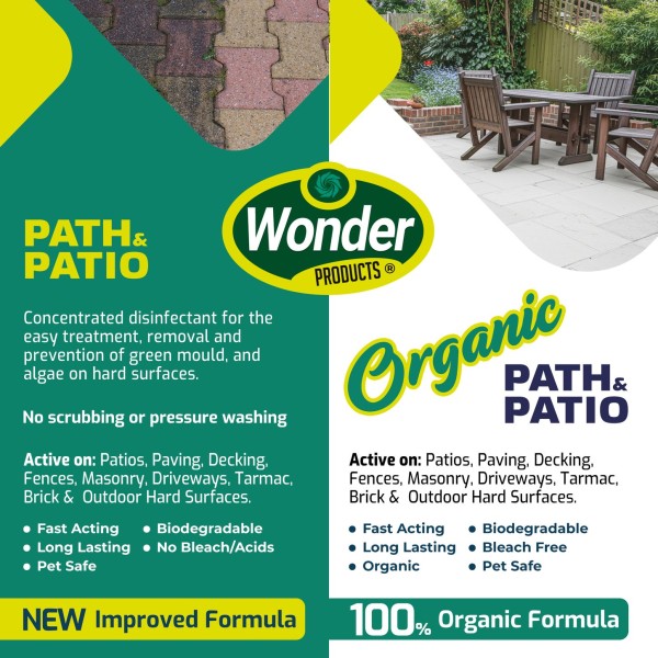 Wonder Products Organic Path and Patio Cleaner 5Ltrs - DIY1702