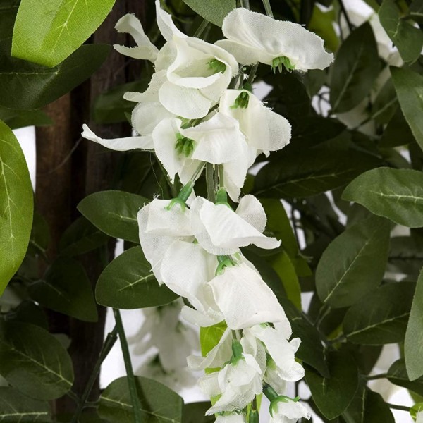 Artificial White Wisteria Tree 4ft/130cm - GB1212