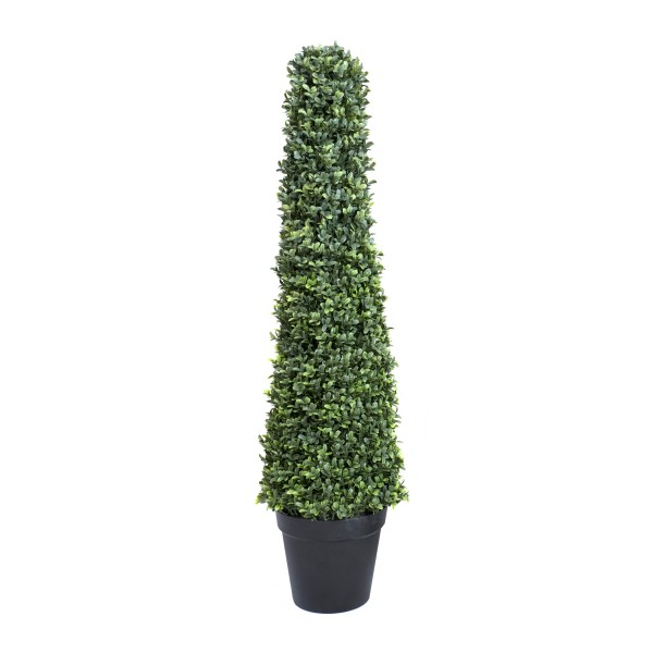 Artificial Boxwood Topiary Cone Shaped Tree 100cm/40in (Set of 2)