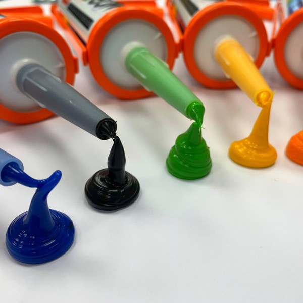 Rainbow RAL 1003 Silicone Sealant Signal Yellow | 300ml | Durable & Anti-Mould | For Kitchen, Bathroom, Showers & Other Sanitary Areas - DIY1003