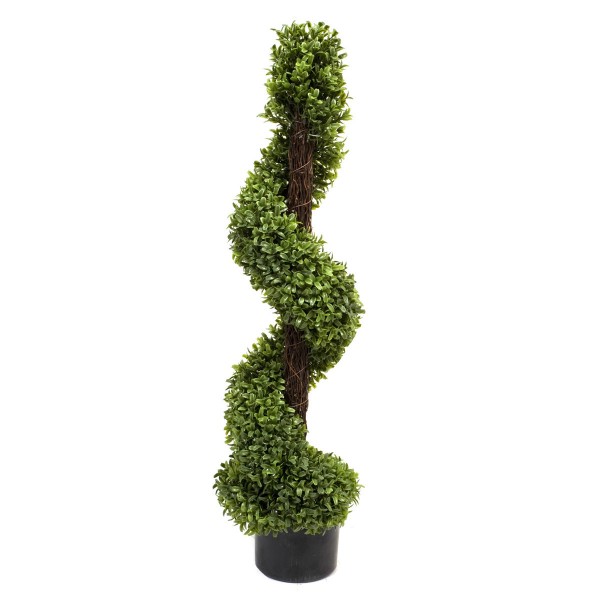 Artificial Spiral Boxwood Topiary Tree 90cm/3ft 