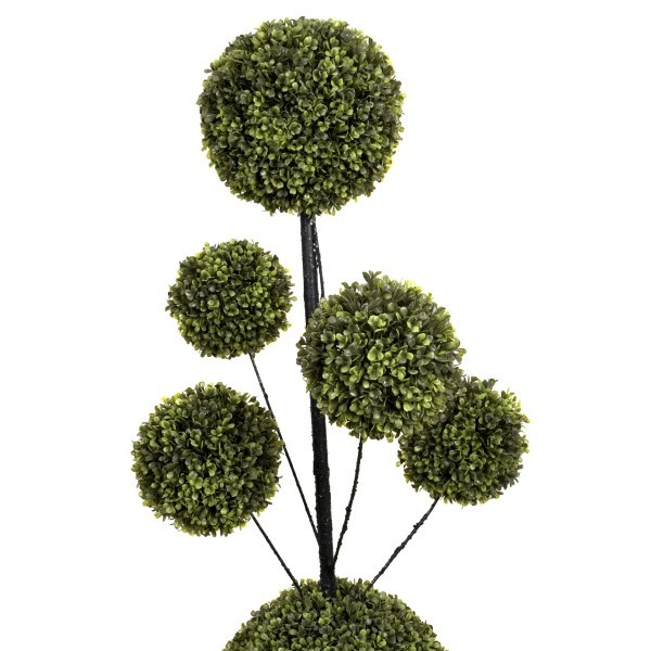 Artificial Six Sphere Boxwood Topiary Tree 4ft/120cm - A1417