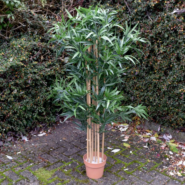 Artificial Bamboo Tree Eight Stems in Pot 150cm