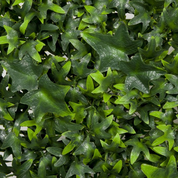 Artificial Green Wall Hedge with Dark Ivy Leaf Foliage Pack of 4 x 50cm/20in - GB1139