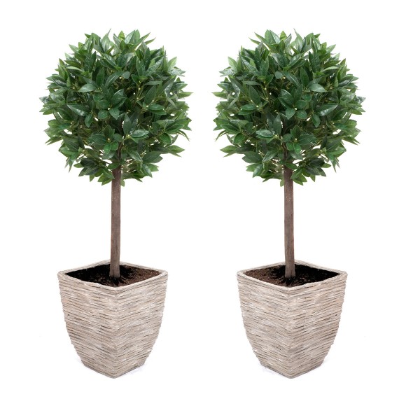 Artificial Bay Trees 140cm/4ft (Set of 2)