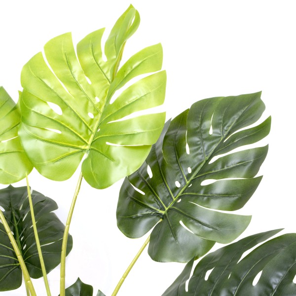 Artificial Tropical Monstera Tree in Black Pot 150cm/60in
