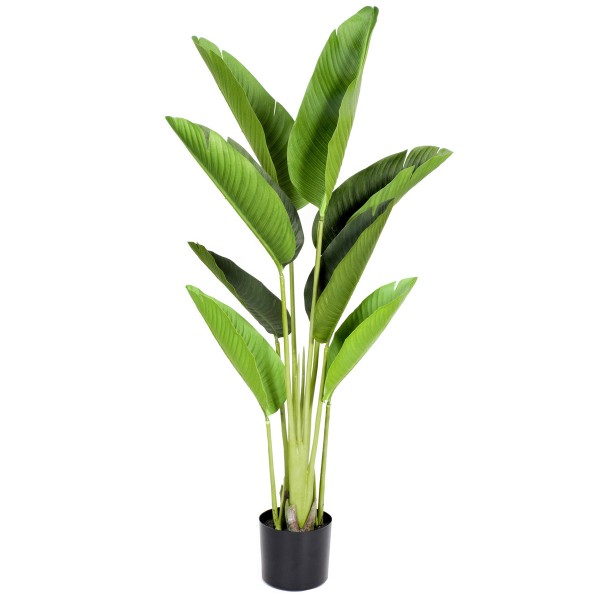 Artificial Real Touch Bird of Paradise Tree in Pot 120cm/4ft