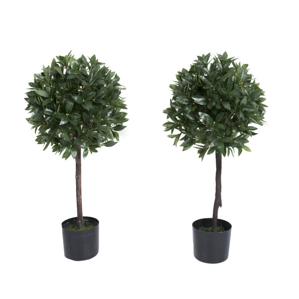Artificial Bay Trees 91cm/3ft (Set of 2)