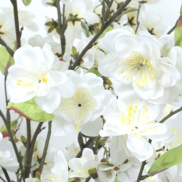 Artificial White Cherry Blossom Tree 120cm/4ft