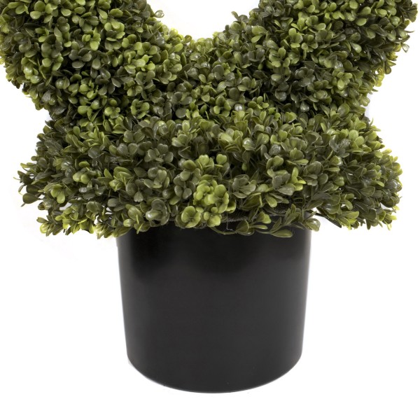 Artificial Single Twist Boxwood Topiary Tree 4ft/120cm - GBA1420