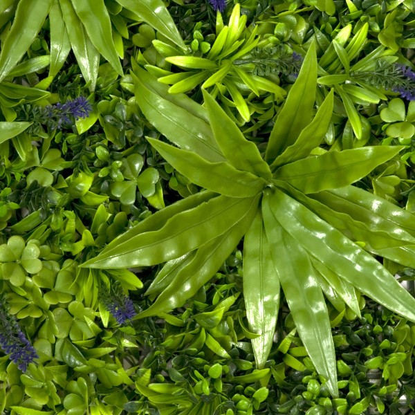 Artificial Premium Green Wall Hedge Wall Hedge with Mixed Leaf Foliage (1m x 1m) - A1143