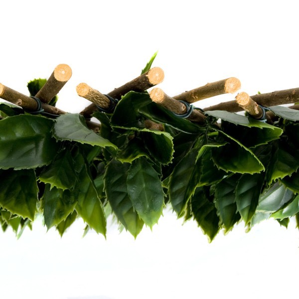 Artificial Expanding Green Wall Willow Trellis Fence with Green Foliage (1m x 2m) - A1260