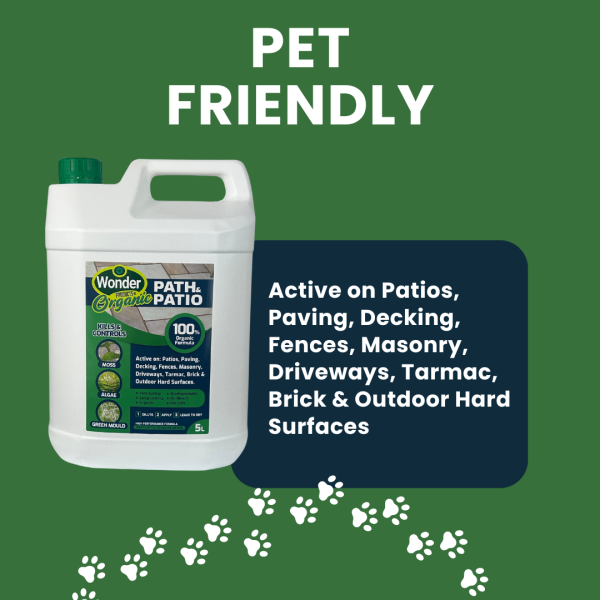 Wonder Products Organic Path and Patio Cleaner 5Ltrs - DIY1702