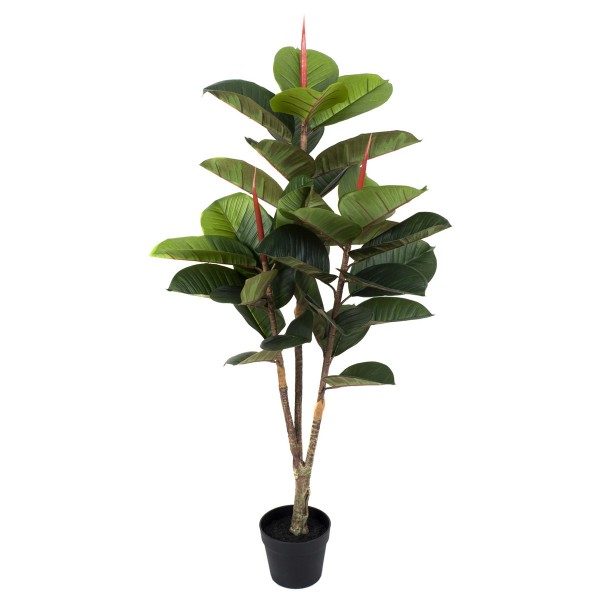 Artificial Real Touch Rubber Tree 4ft/120cm - GB1364