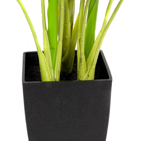 Artificial Real Touch Pothos Plant in Black Pot 75cm/2ft